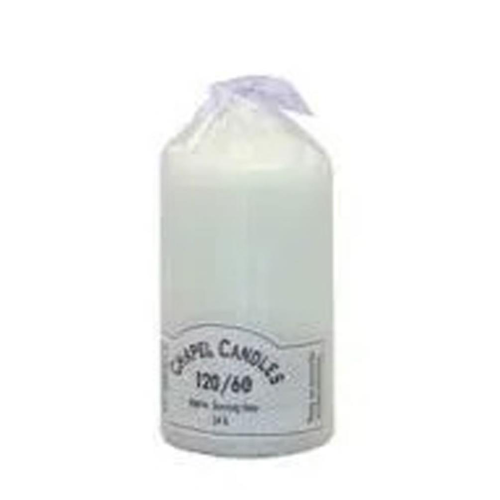 Chapel Candles Ivory Pillar Candle 12cm x 6cm Extra Image 1
